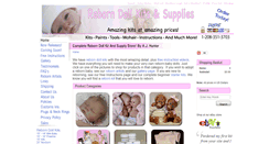 Desktop Screenshot of bbreborndollsupplies.com